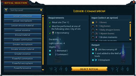 Runescape Necromancy Rituals Guides .
